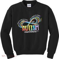 Strength And Heart Set Us Apart Autism acceptance Kids Sweatshirt thumb 0