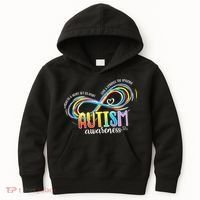 Strength And Heart Set Us Apart Autism acceptance Kids Hoodie thumb 0