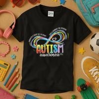Strength And Heart Set Us Apart Autism acceptance Kids T-Shirt thumb 3