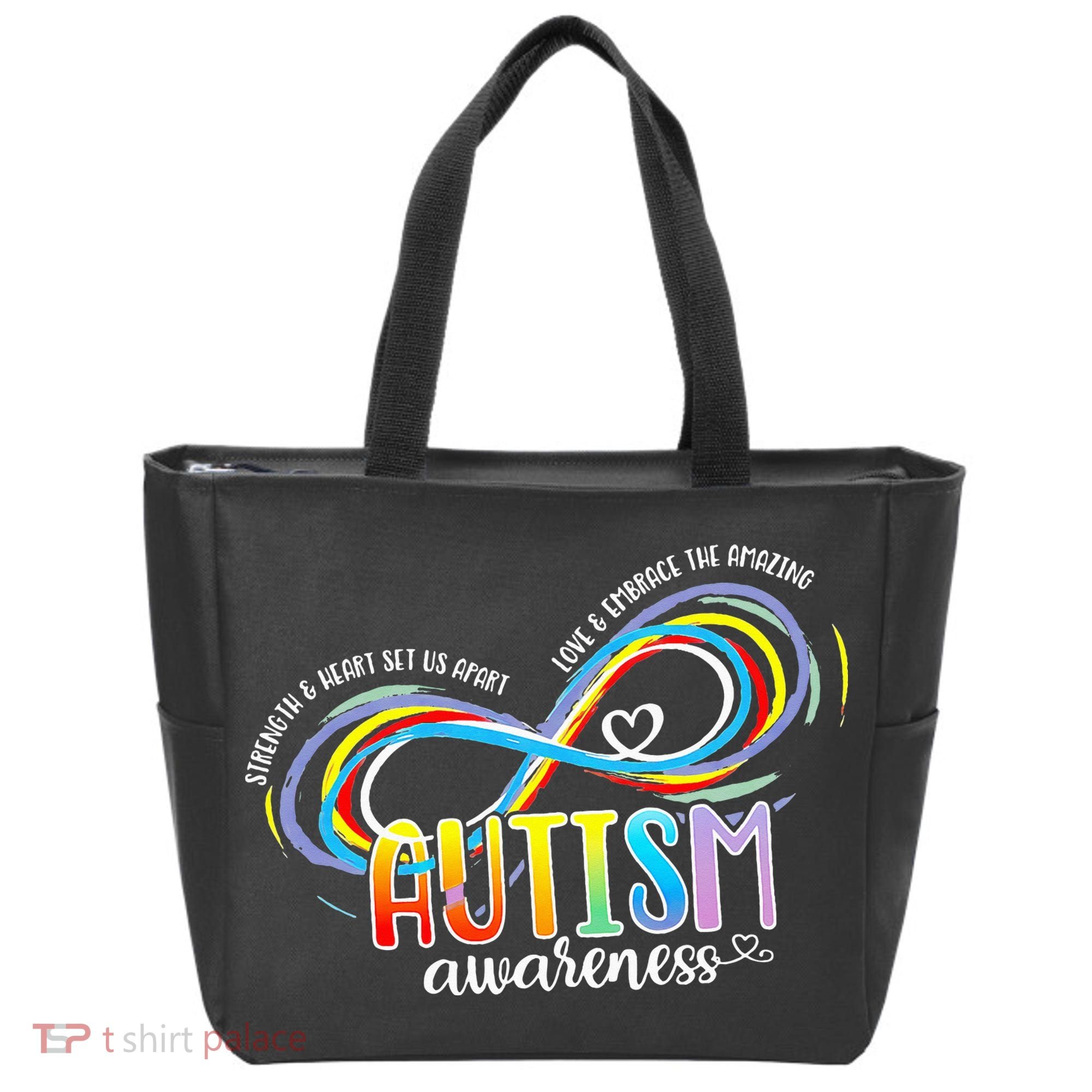 Strength And Heart Set Us Apart Autism acceptance Tote Bag