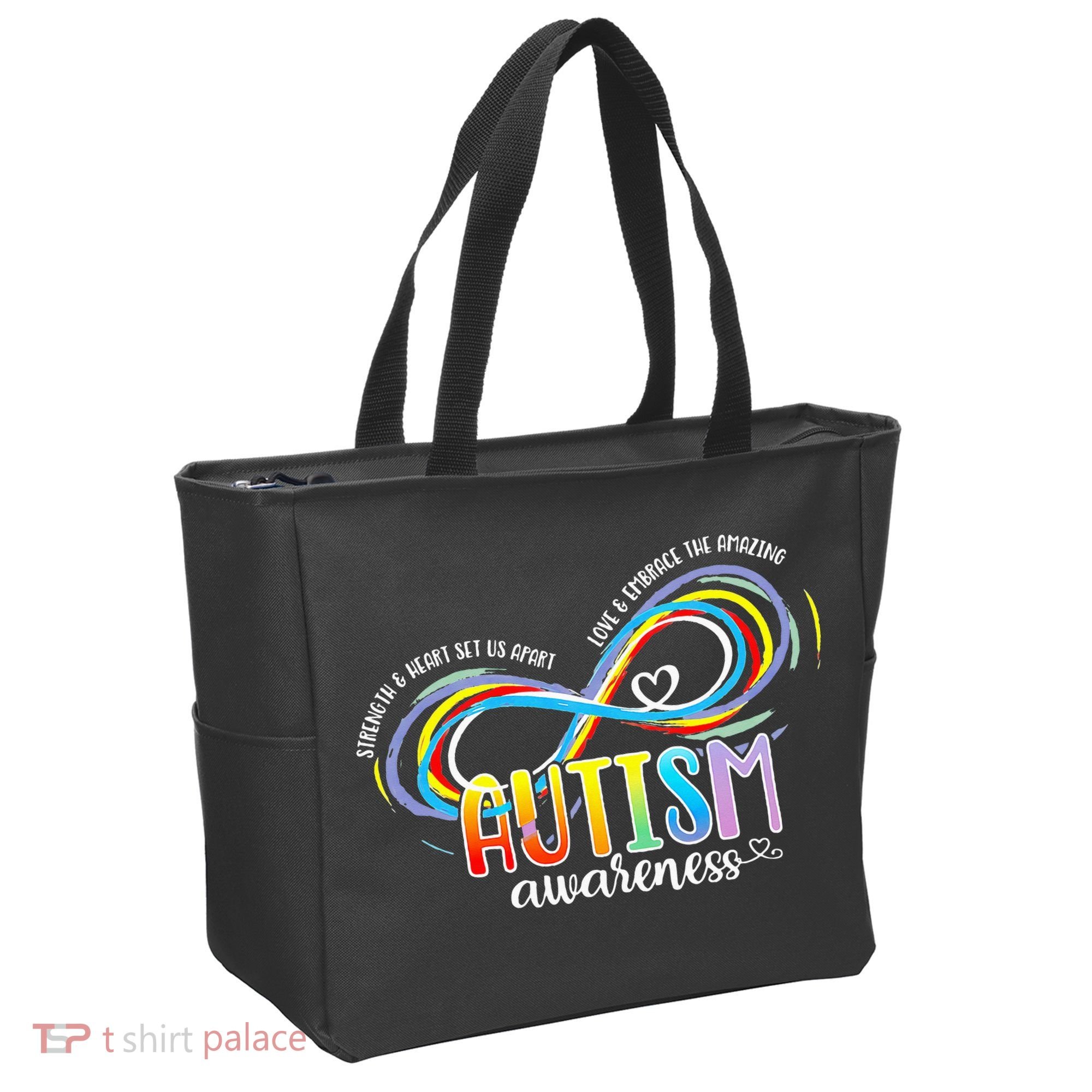 Strength And Heart Set Us Apart Autism acceptance Tote Bag