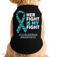 Scleroderma Awareness Her Fight is my Fight Disease Doggie Tank thumb 0