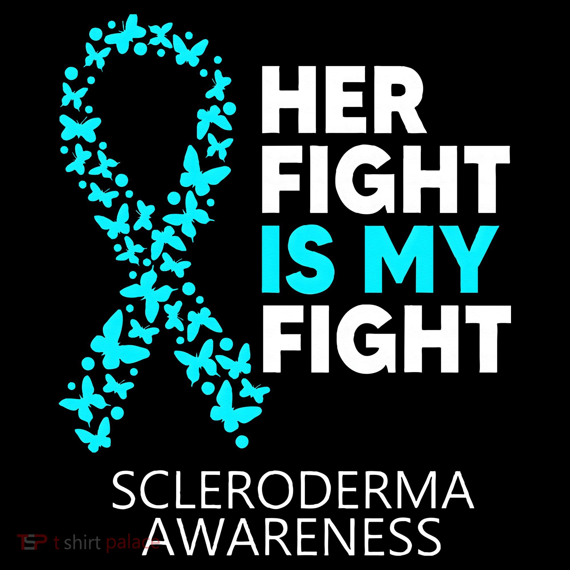 Scleroderma Awareness Her Fight is my Fight Disease Hoodie