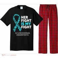 Scleroderma Awareness Her Fight is my Fight Disease Pajama Set thumb 0
