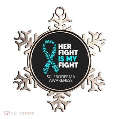 Scleroderma Awareness Her Fight is my Fight Disease Ornament