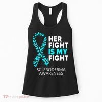 Scleroderma Awareness Her Fight is my Fight Disease Women's Tank Top thumb 0