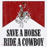 Save A Horse Ride A Cowboy Skeleton Western Country Hoodie thumb 2