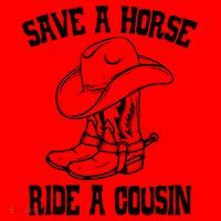 Save A Horse Ride A Cousin All Trash No Trailer Trash YAll Santa Hat thumb 1