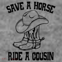 Save A Horse Ride A Cousin All Trash No Trailer Trash YAll Toddler Hoodie thumb 2