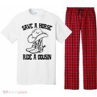 Save A Horse Ride A Cousin All Trash No Trailer Trash YAll Pajama Set thumb 0