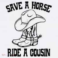 Save A Horse Ride A Cousin All Trash No Trailer Trash YAll Women's Hoodie thumb 2