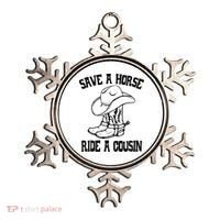 Save A Horse Ride A Cousin All Trash No Trailer Trash YAll Ornament thumb 0