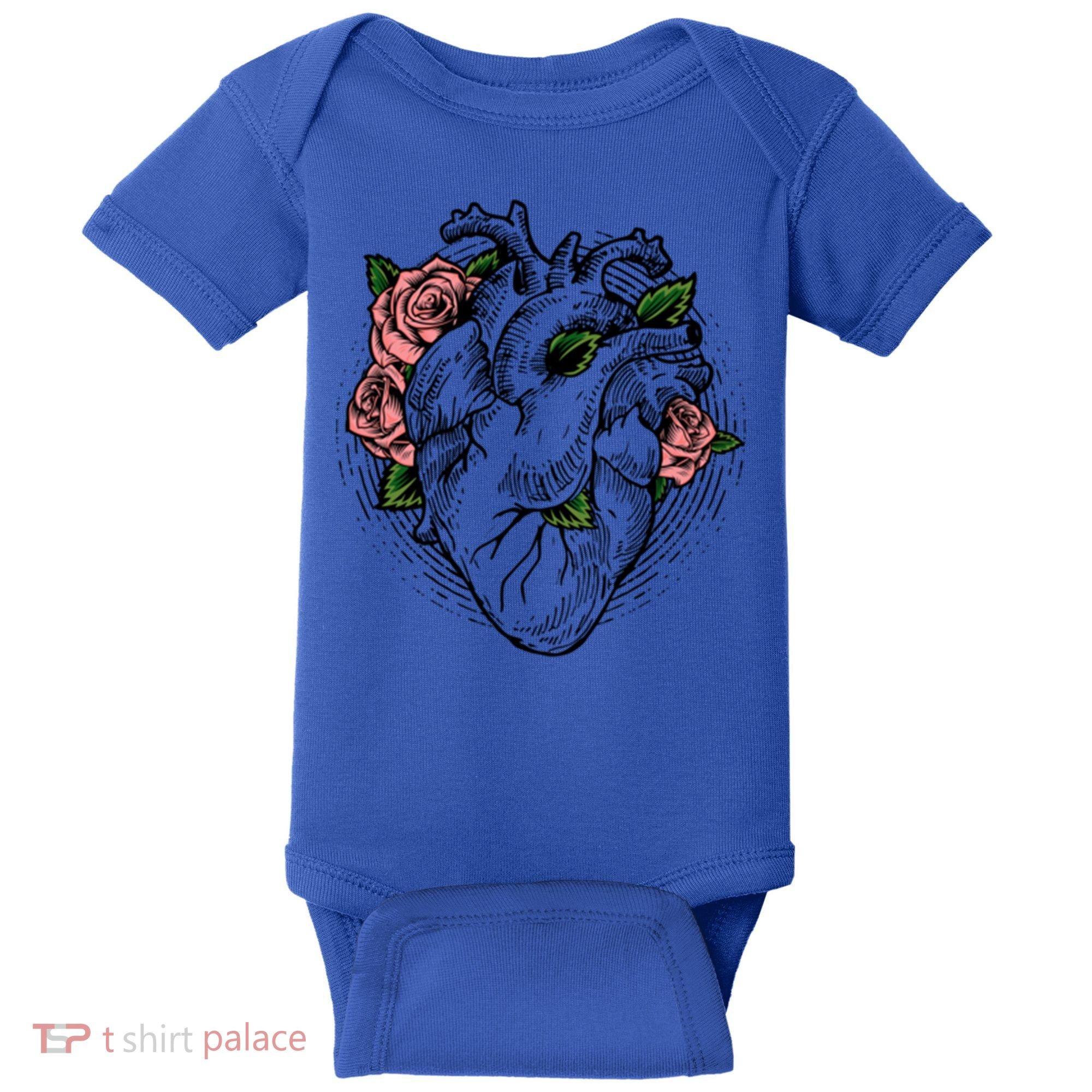 S Anatomical Heart Hu Heart Anatomy Tee Meaningful Gift Baby Bodysuit