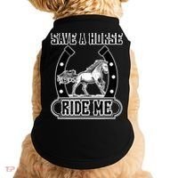 Save A Horse Ride Me Funny Cowboy Doggie Tank thumb 0