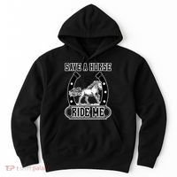 Save A Horse Ride Me Funny Cowboy Hoodie thumb 0