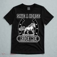 Save A Horse Ride Me Funny Cowboy T-Shirt thumb 5
