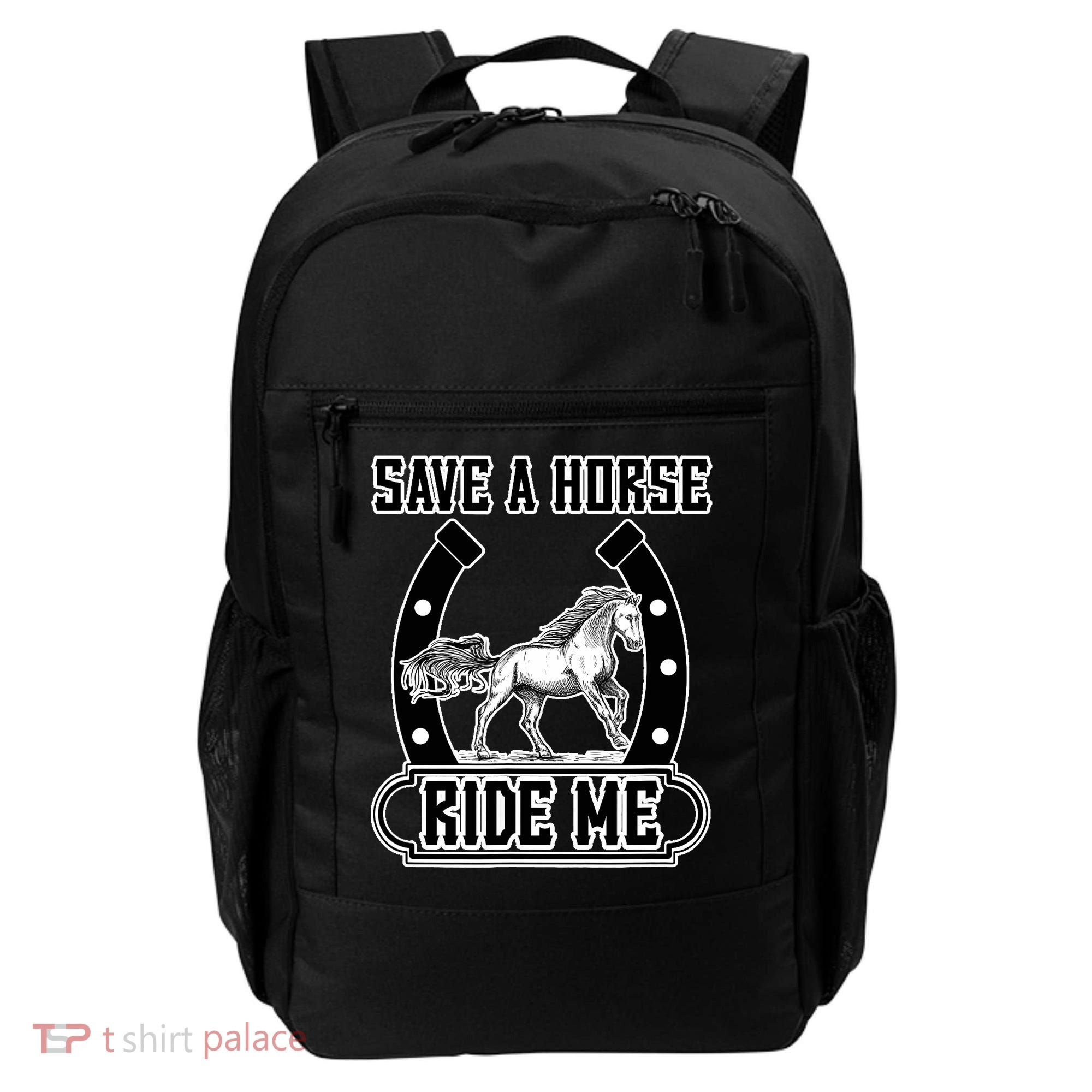 Save A Horse Ride Me Funny Cowboy Backpack
