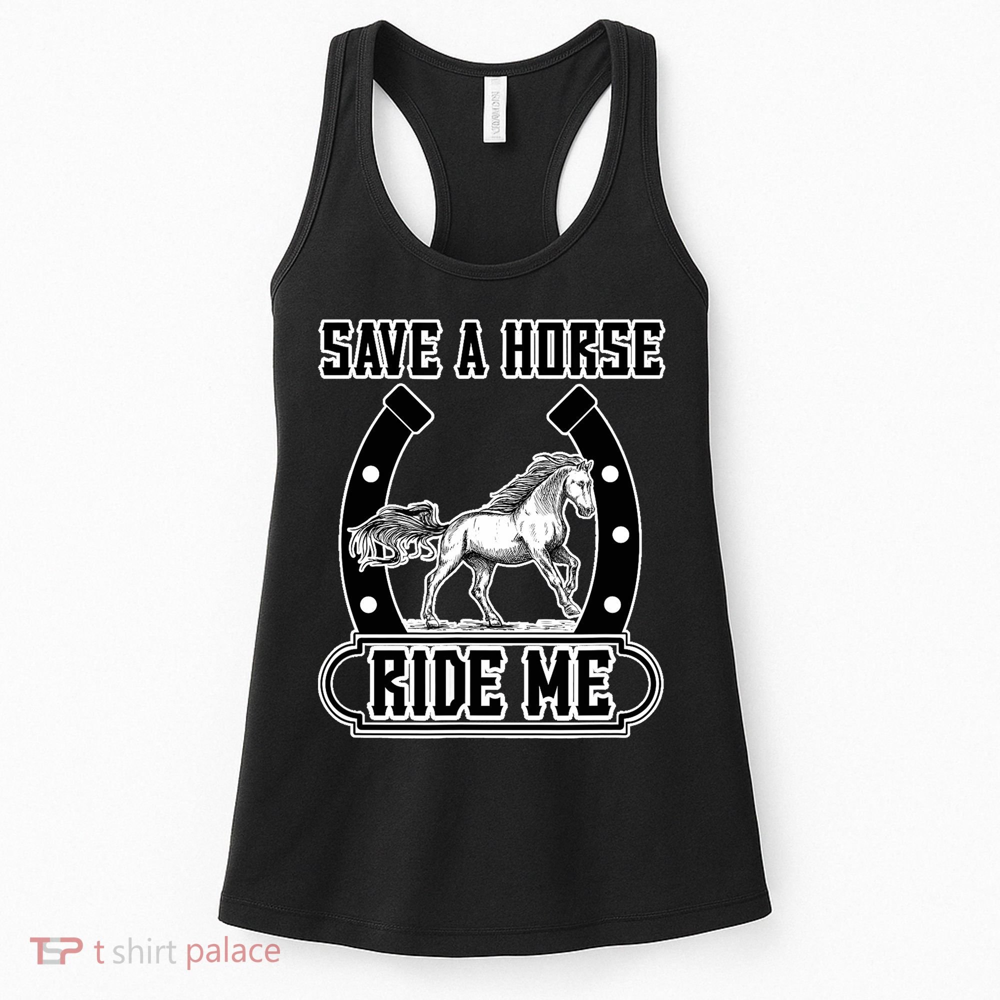Save A Horse Ride Me Funny Cowboy Women's Tank Top