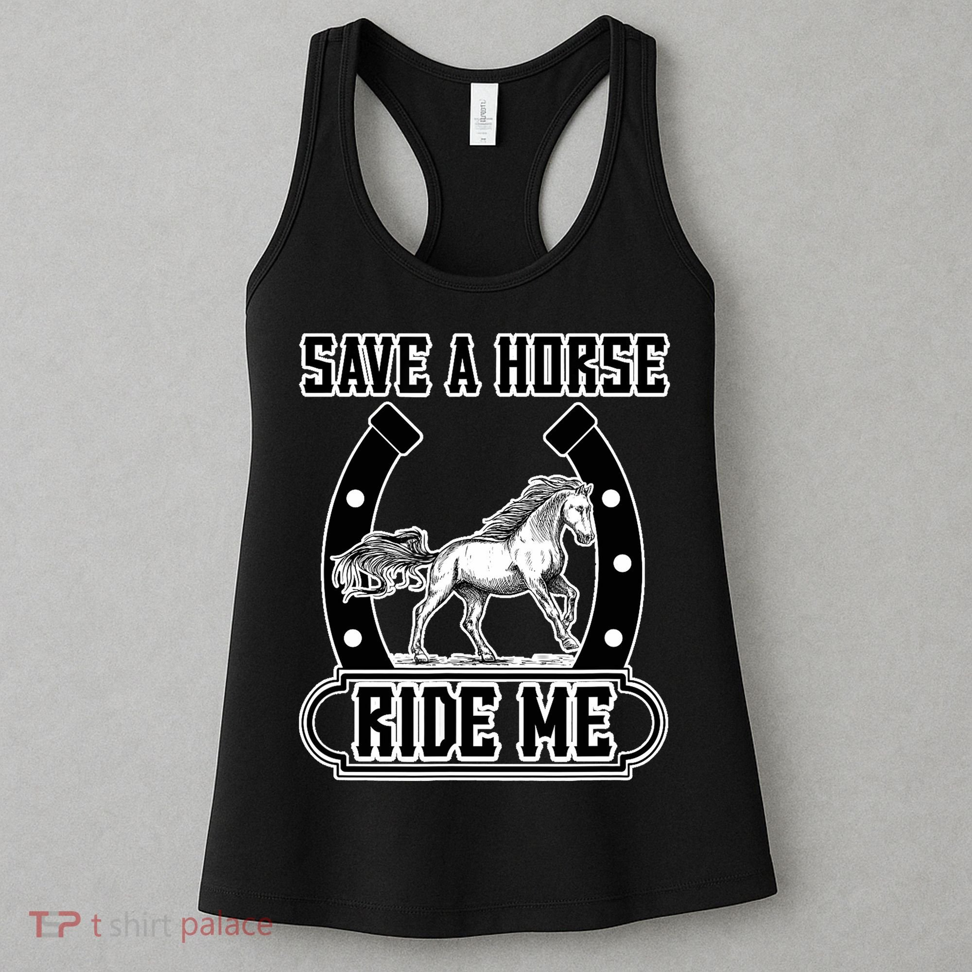 Save A Horse Ride Me Funny Cowboy Women's Tank Top