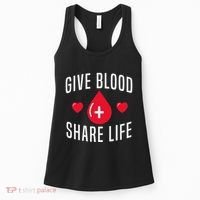Small Act Health Life Saver National Blood Donor Month Women's Tank Top thumb 0