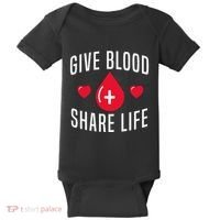 Small Act Health Life Saver National Blood Donor Month Baby Bodysuit thumb 0