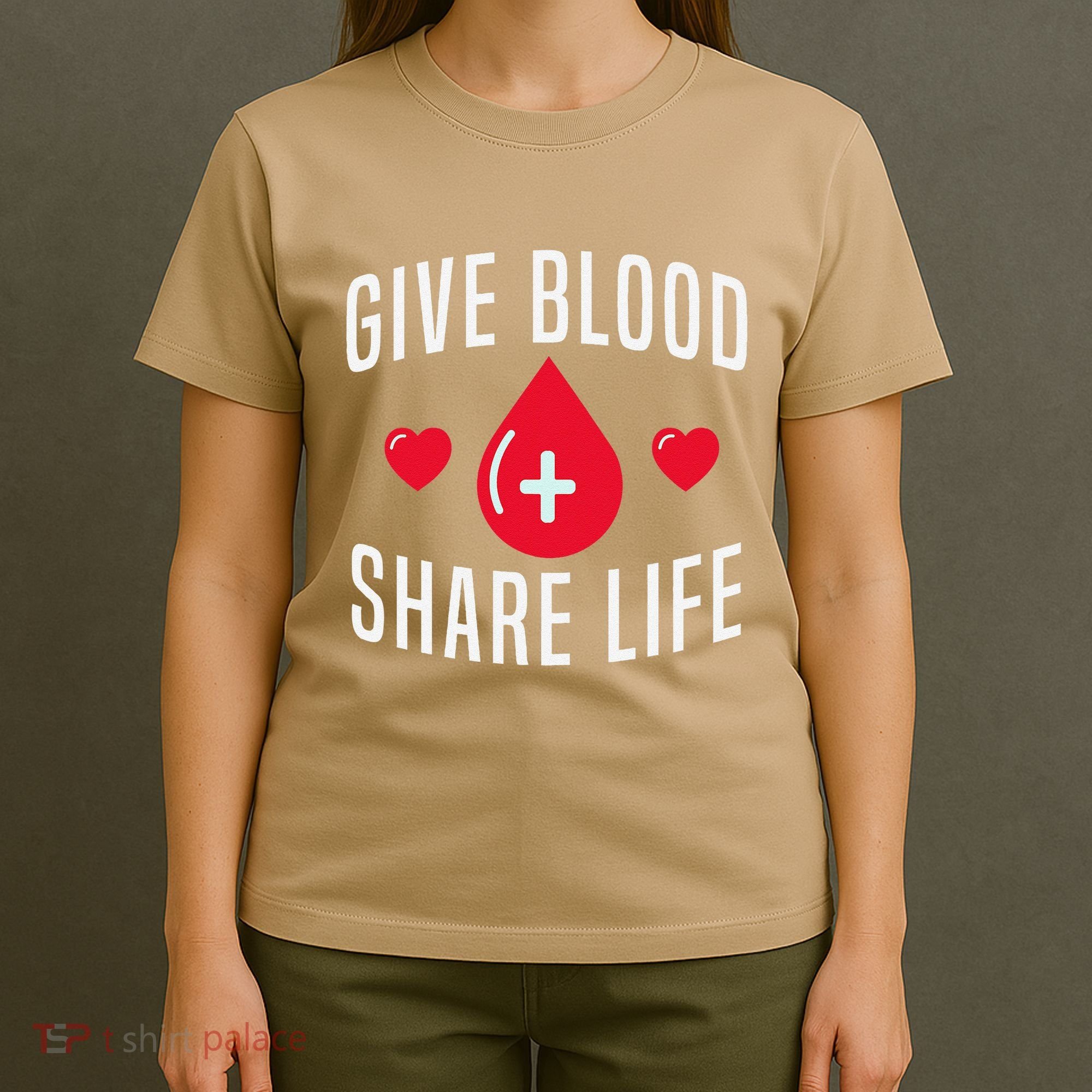 Small Act Health Life Saver National Blood Donor Month T-Shirt