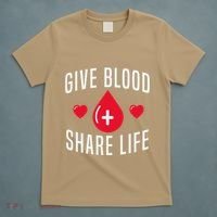 Small Act Health Life Saver National Blood Donor Month T-Shirt thumb 5