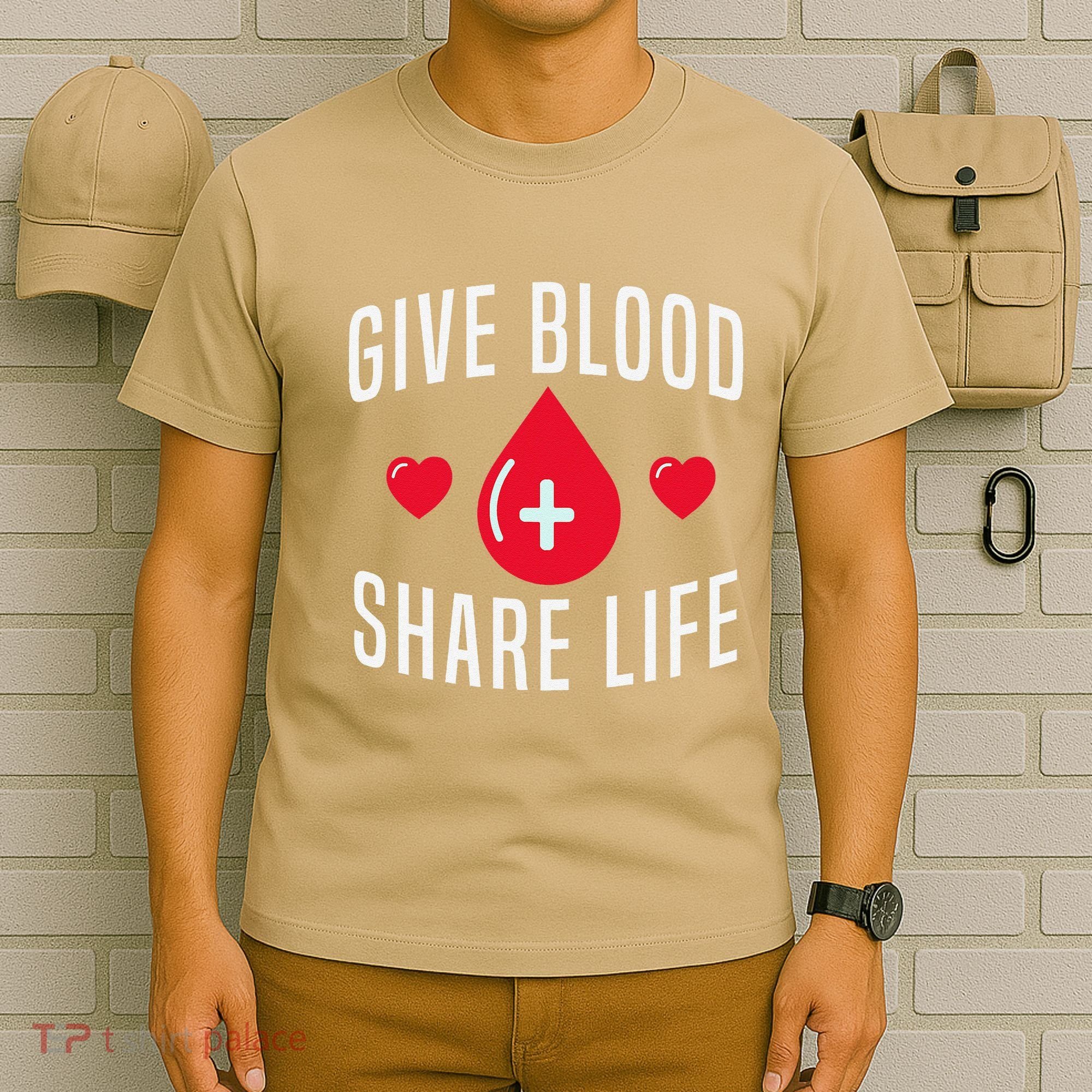 Small Act Health Life Saver National Blood Donor Month T-Shirt