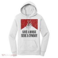 Save A Horse Ride A Cowboy Skeleton Western Country Women's Hoodie thumb 0