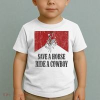 Save A Horse Ride A Cowboy Skeleton Western Country Toddler T-Shirt thumb 2
