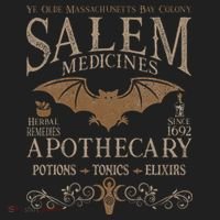 Salem Apothecary Herbalist Witch Wiccan Beige Bat Tumbler thumb 3