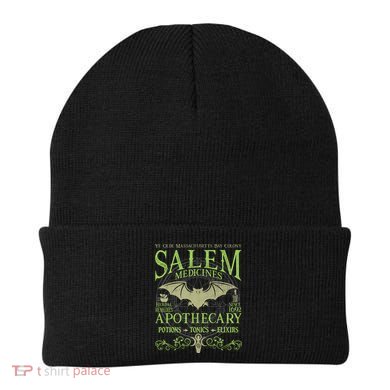Salem Apothecary Herbalist Witch Wiccan Green Bat Beanie