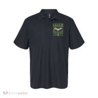Salem Apothecary Herbalist Witch Wiccan Green Bat Polo thumb 0