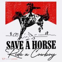 Save A Horse Ride A Cowboy Skeleton Country Skull Western Mousepad thumb 1