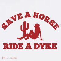 Save A Horse Ride A Dyke Polo thumb 3
