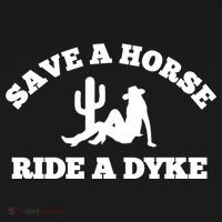 Save A Horse Ride A Dyke Women's Hoodie thumb 2