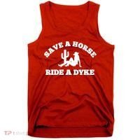 Save A Horse Ride A Dyke Tank Top thumb 0