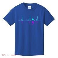 Suicide Awareness Heartbeat Happy Ribbon Support Graphic Gift Kids T-Shirt thumb 0