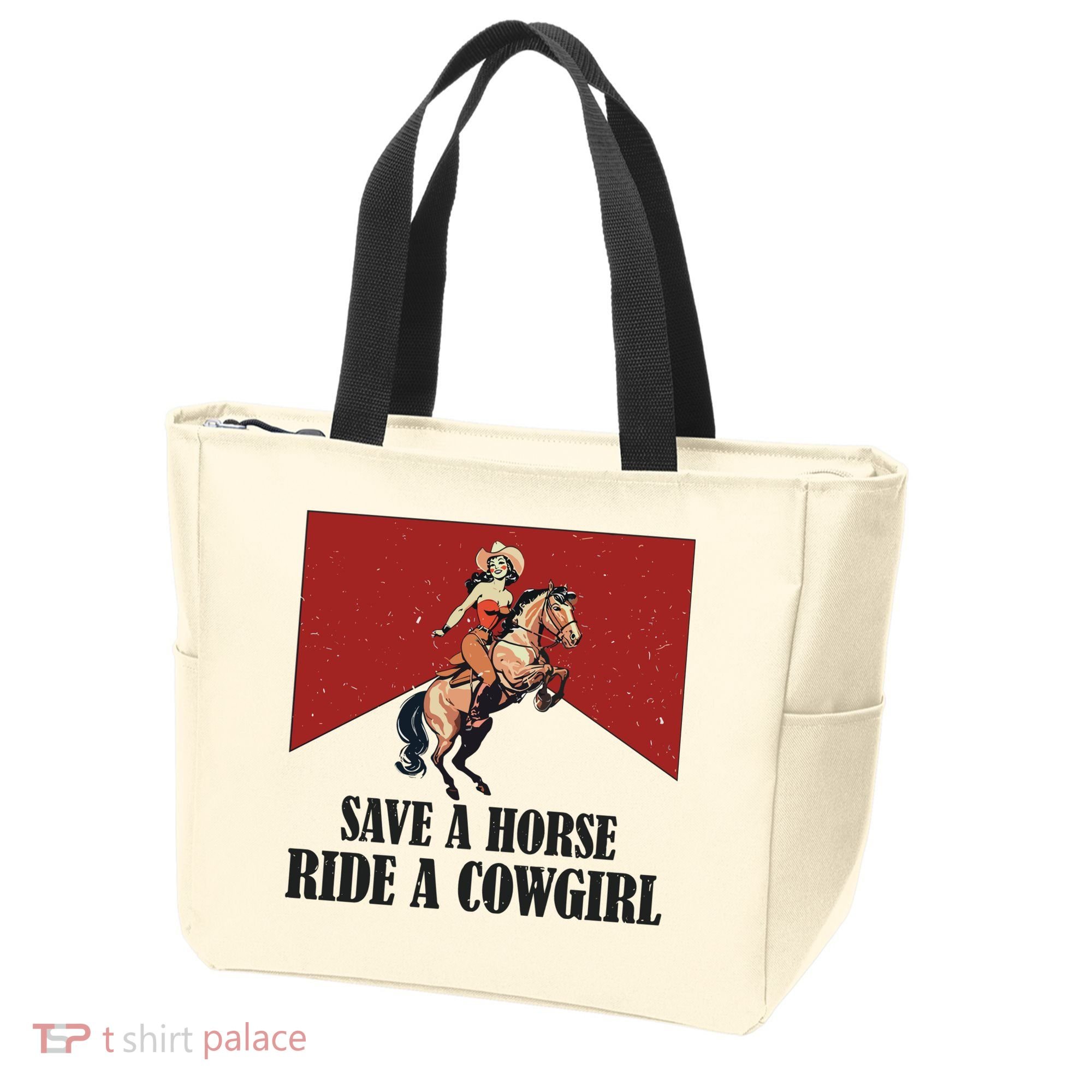 Save A Horse Ride A Cowgirl Tote Bag