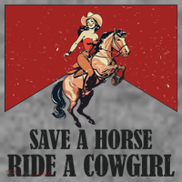 Save A Horse Ride A Cowgirl Toddler Hoodie thumb 2