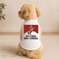 Save A Horse Ride A Cowgirl Doggie Tank thumb 2