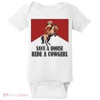 Save A Horse Ride A Cowgirl Baby Bodysuit thumb 0