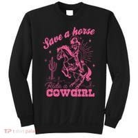 Save A Horse Ride A Cowgirl Sweatshirt thumb 0
