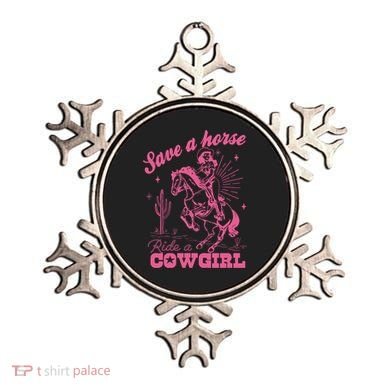 Save A Horse Ride A Cowgirl Ornament