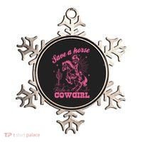 Save A Horse Ride A Cowgirl Ornament thumb 0