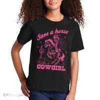 Save A Horse Ride A Cowgirl Kids T-Shirt thumb 2