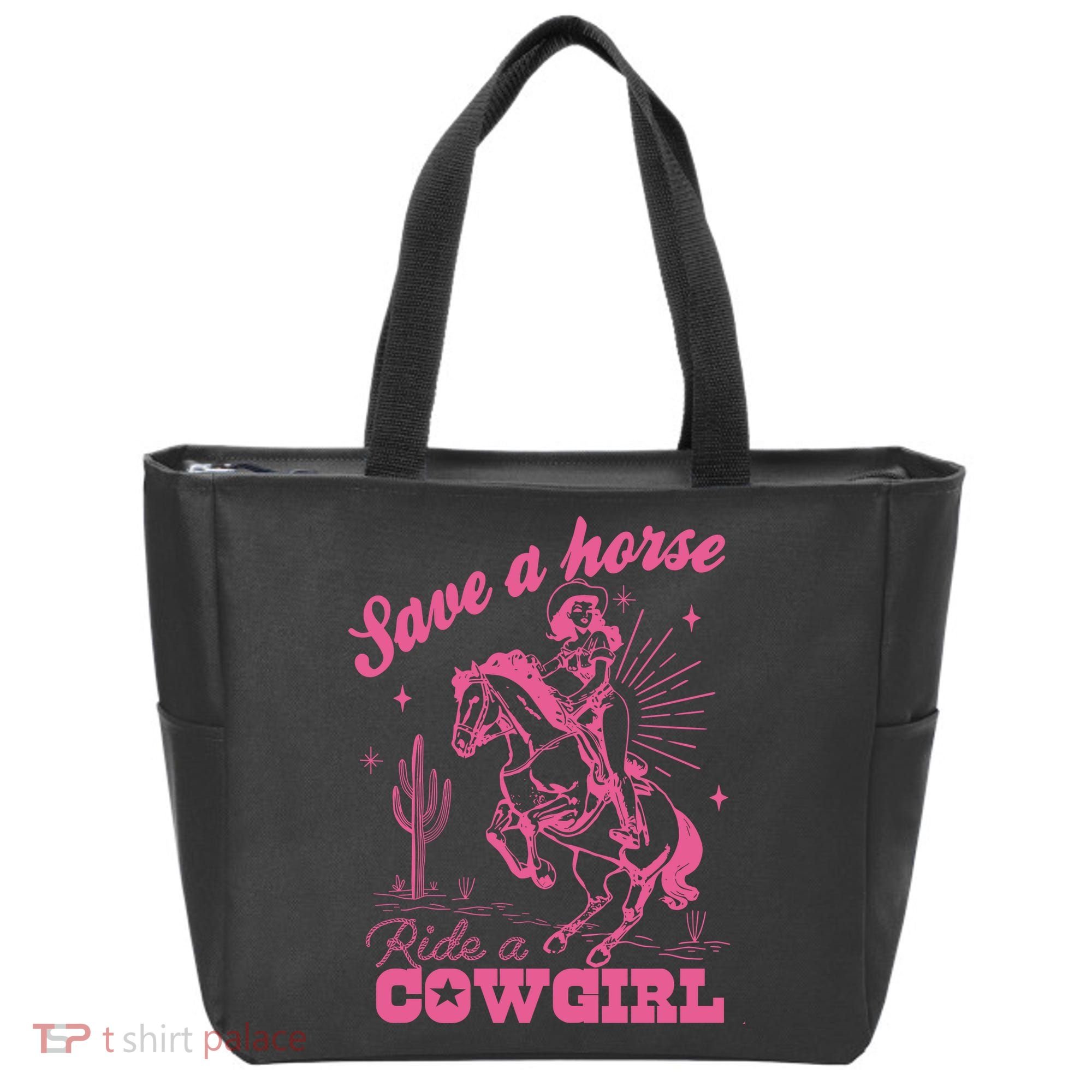 Save A Horse Ride A Cowgirl Tote Bag