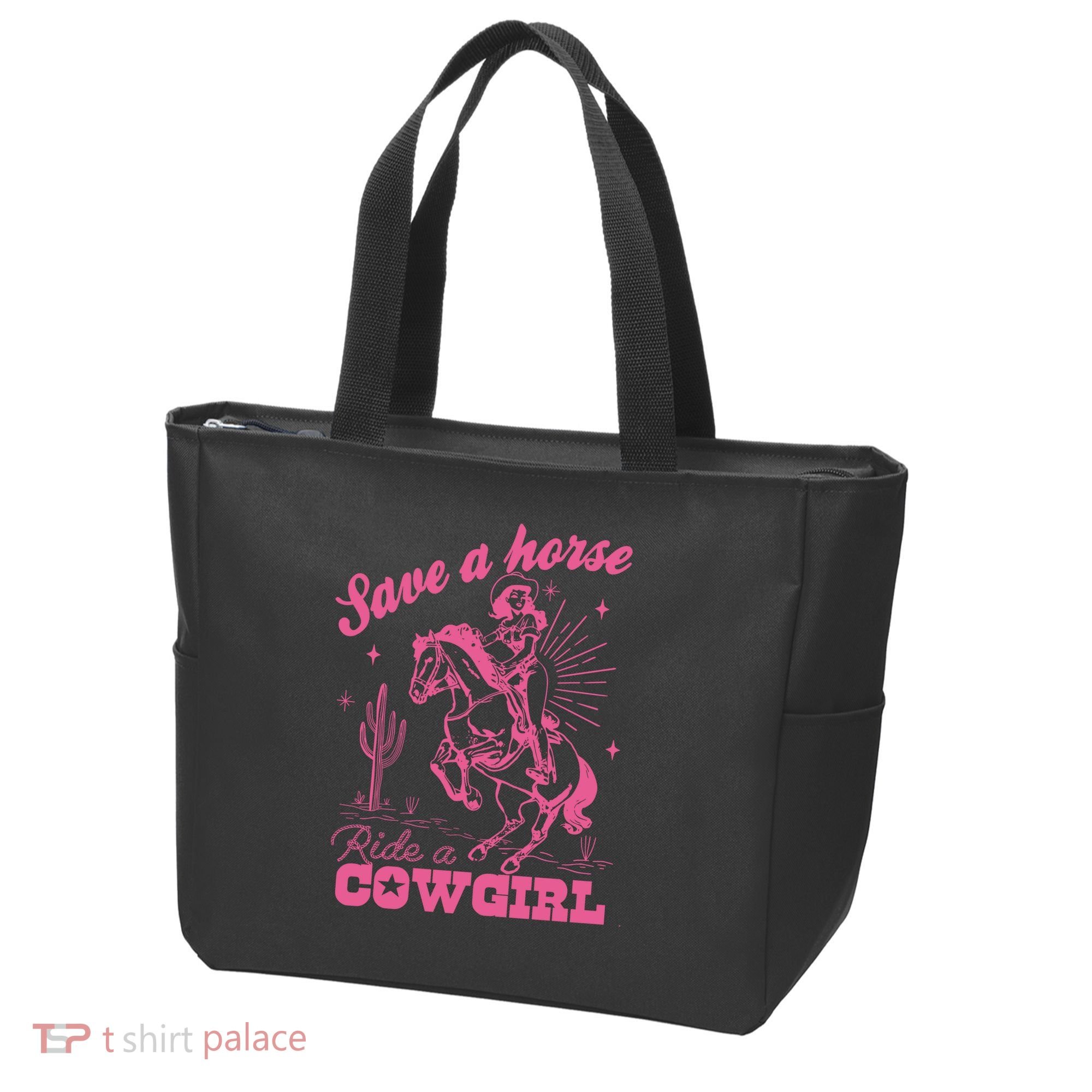 Save A Horse Ride A Cowgirl Tote Bag