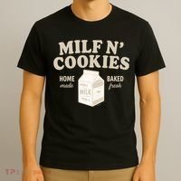 Stay At Home Milf N Cookies  T-Shirt thumb 3