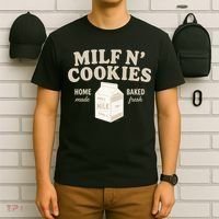 Stay At Home Milf N Cookies  T-Shirt thumb 6